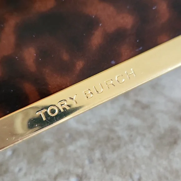 Tory Burch leopard print eye glasses casse - Picture 4 of 12